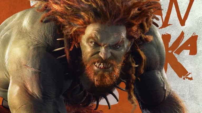 Jason Momoa en Street Fighter interpreta a Blanka.