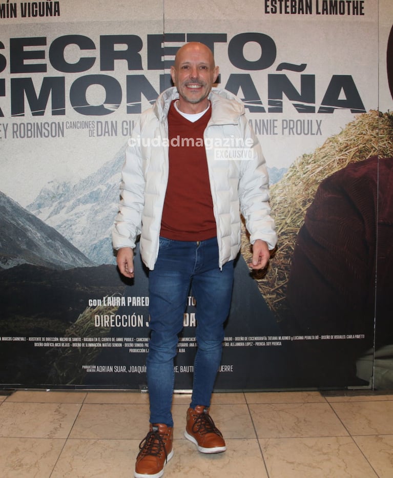 Javier Fabracci en el estreno de Secreto en la Montaña (Foto: Movilpress).