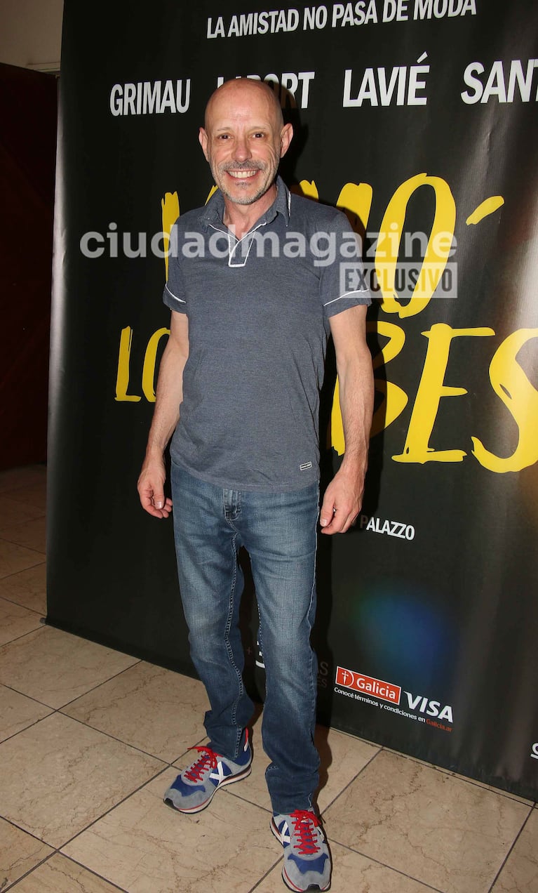 Javier Fabracci en el estreno de Vamo' los pibes (Foto: Movilpress)
