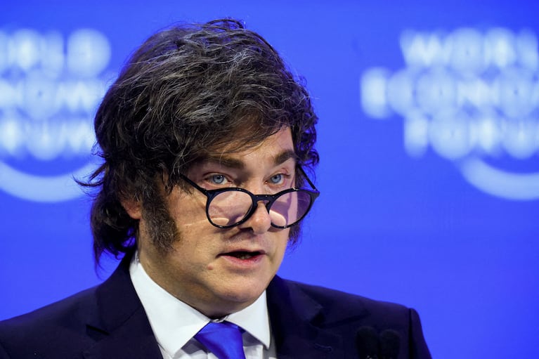 Javier Milei en el World Economic Forum (WEF). REUTERS/Denis Balibouse/File Photo