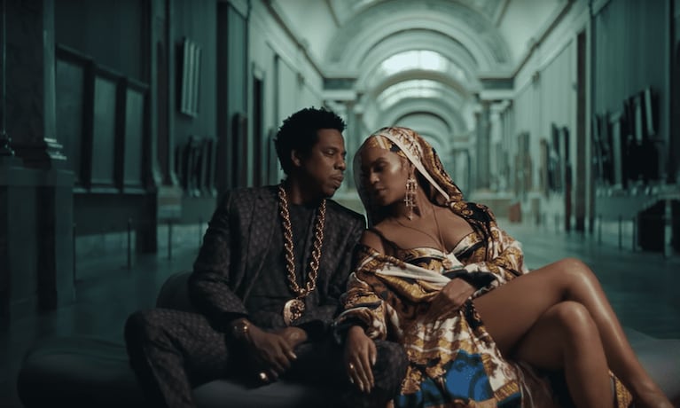 Jay Z y Beyoncé grabaron un videoclip en el Louvre