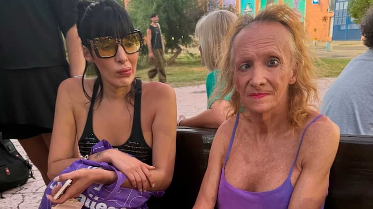 Jazmín La Cuerpo y Zulma Lobato (Foto: Instagram @ekaojed.a)