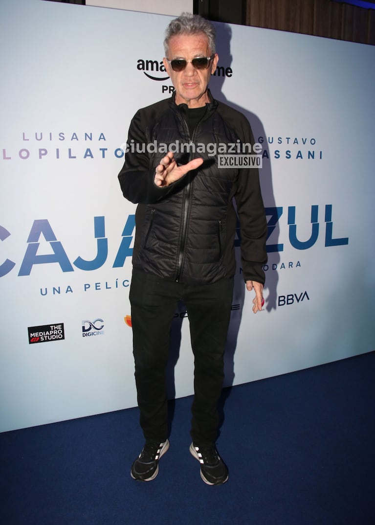 Jean Pierre Noher estrenó La Caja Azul (Foto: Movilpress).