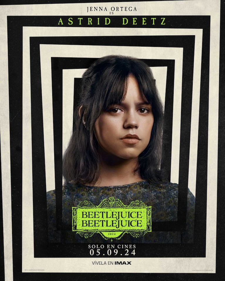 Jenna Ortega como Astrid en Beetlejuice Beetlejuice (Foto: Warner Bros Pictures)