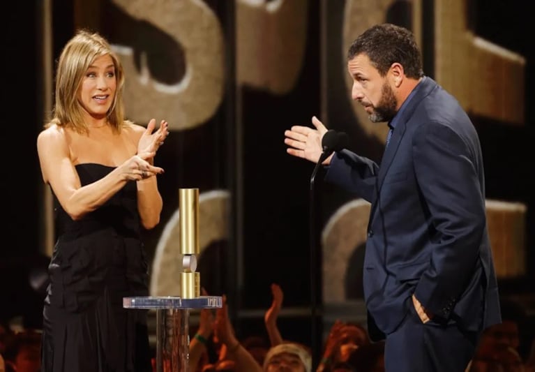 Jennifer Aniston y Adam Sandler
