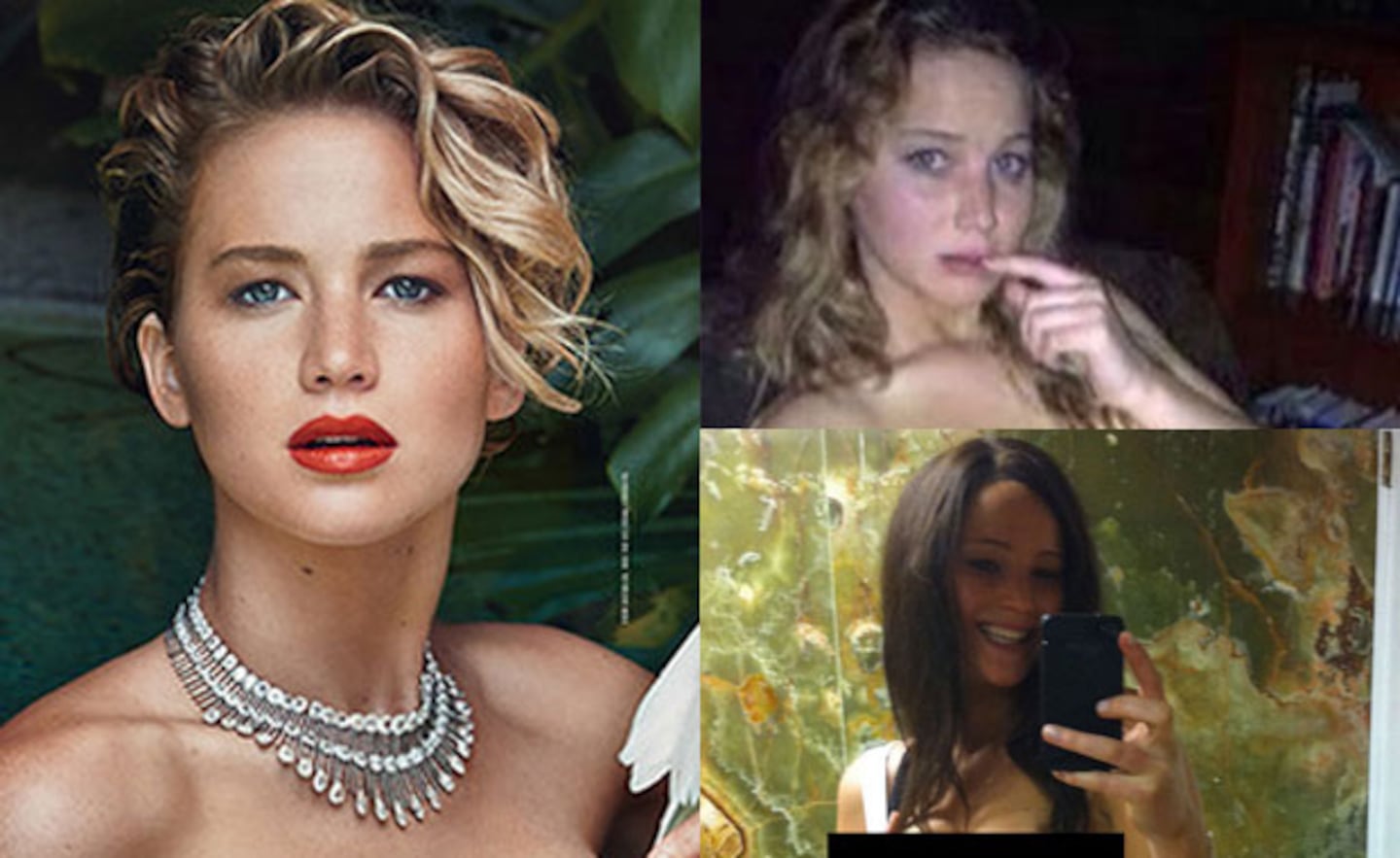 Jennifer Lawrence habló del escándalo de sus fotos hot (Fotos: Vanity Fair y Web). 