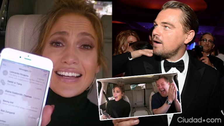 Jennifer Lopez le hizo una broma a Leonardo DiCaprio en TV: lo invitó a salir por WhatsApp... ¡y mirá qué respondió el actor!