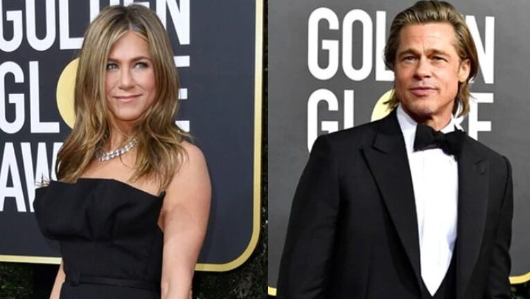 Jennifer y Brad se divirtieron en la misma fiesta.
