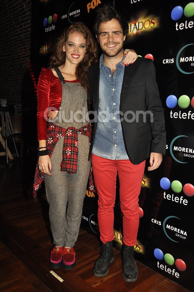Jenny Martínez y Peter Lanzani en la presentación de la segunda temporada de Aliados. (Foto: Jennifer Rubio - Ciudad.com)