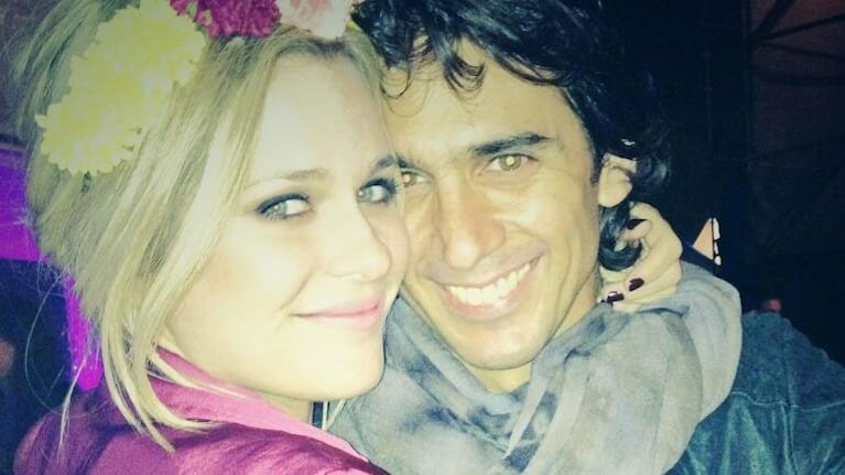 Jenny Williams y Christian Beliera, felices. (Foto: Instagram)