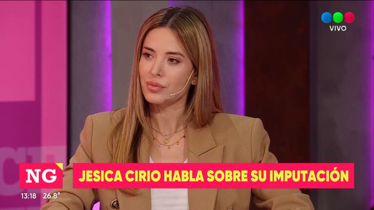 Jesica Cirio en El Noticiero de la Gente.