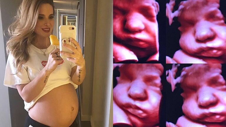 Jésica Cirio mostró la carita de su beba Chloe (Fotos: Instagram).