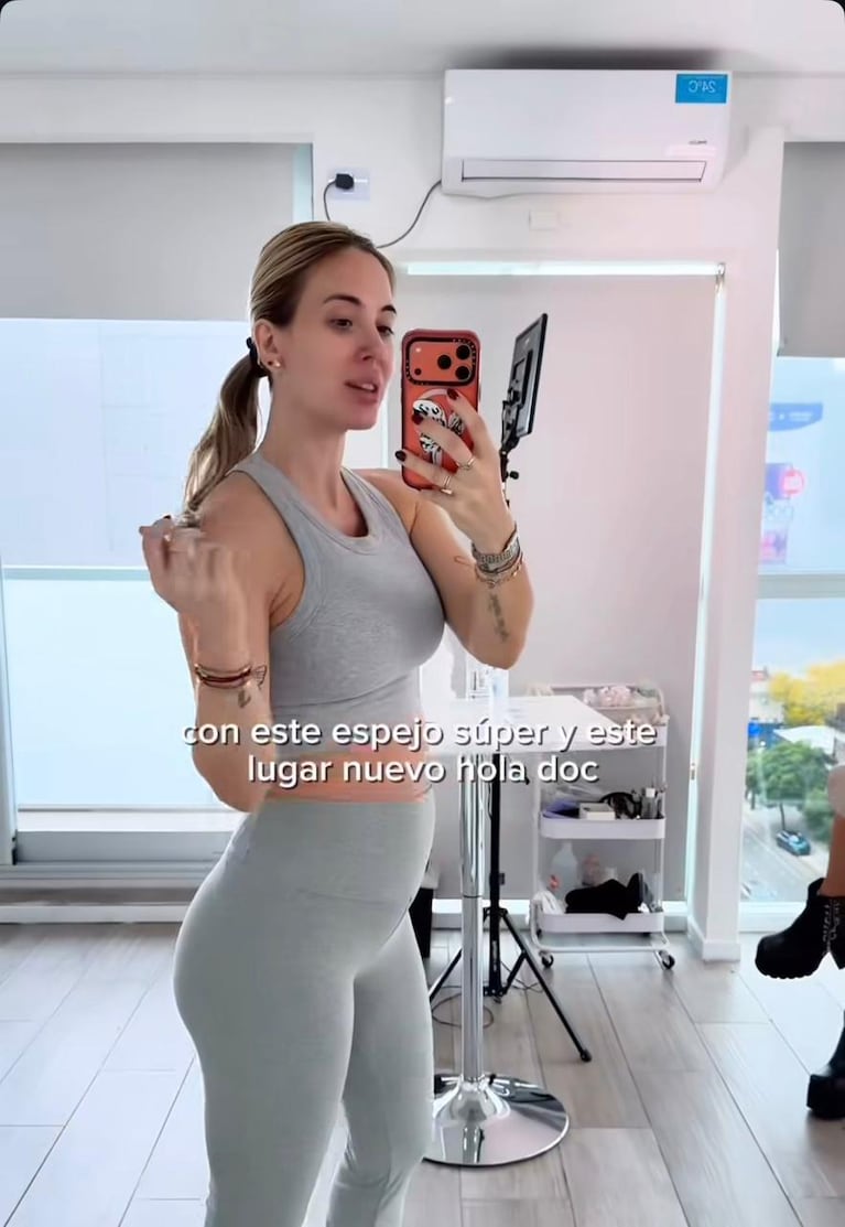 Jésica Cirio mostró su pancita de cuatro meses de embarazo (Foto: captura de Instagram).