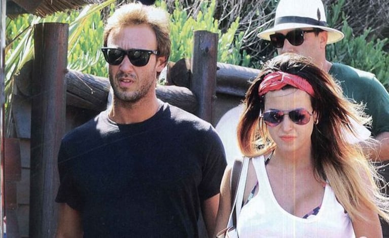 Jésica Cirio y Luciano Bernardi, juntos en Mar del Plata. (Foto: Caras)