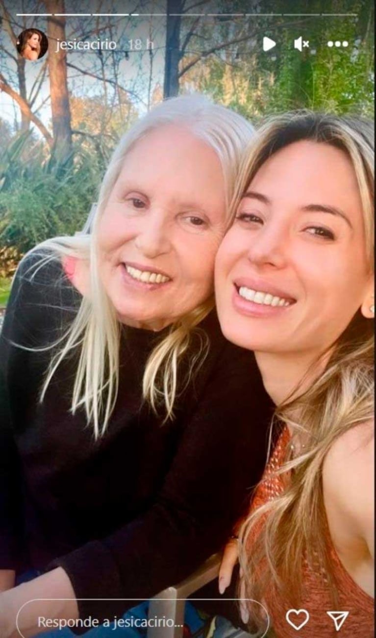 Jesica Cirio y su mamá Marta (Foto: Instagram @jesicacirio)