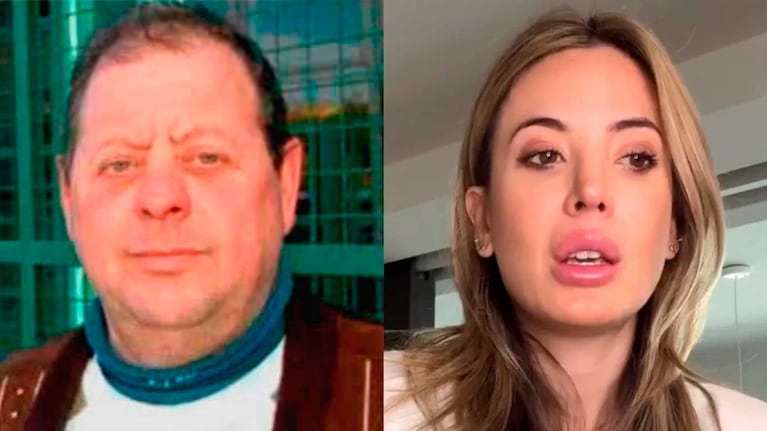 Jesica Cirio y su padre Horacio (Fotos: capturas TV)