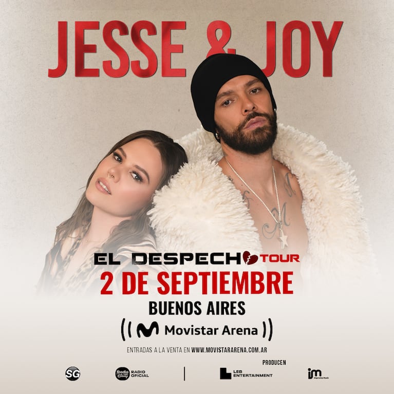 Jesse & Joy vuelven a la Argentina con Despecho tour: cuándo y dónde verlos