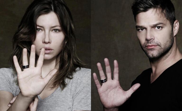 Jessica Biel y Ricky Martin, algunas de las celebrities que apoyan la causa (Foto: Web).