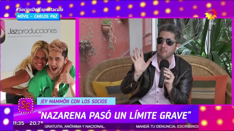 Jey Mammón con Socios del Espectáculo.