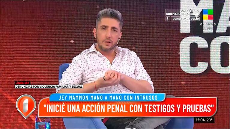 Jey Mammon en Intrusos. (Foto: Captura TV)