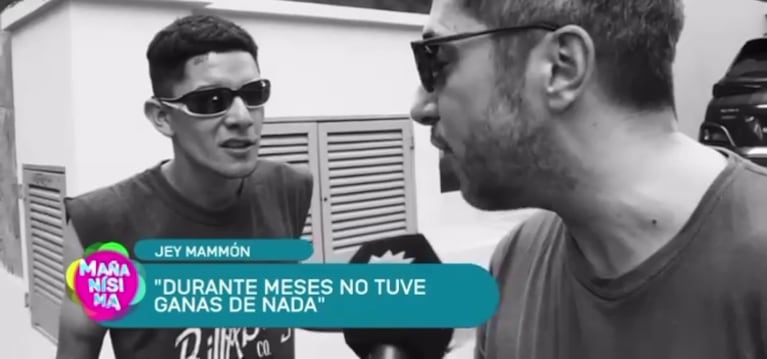 Jey Mammón en una nota con Mañanísima.