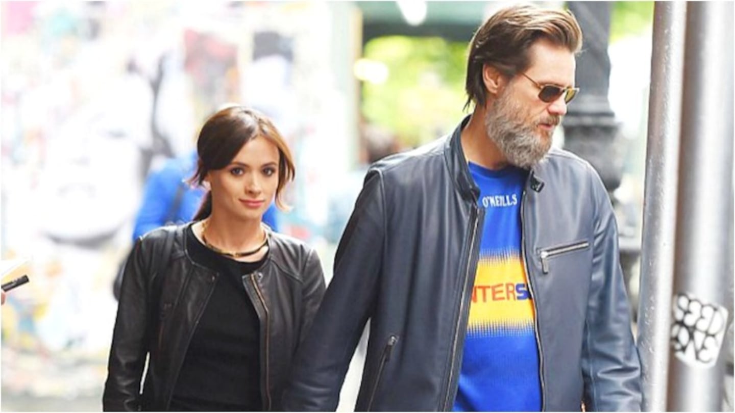 Jim Carrey con Cathriona White (Foto: Web)