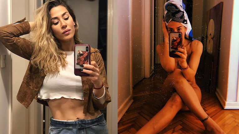 Jime apaciguó su ansiedad desnudándose. 