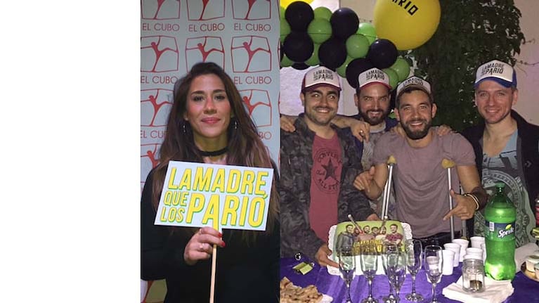 Jime Barón le hizo el aguante a su hermano en el estreno de La madre que los parió