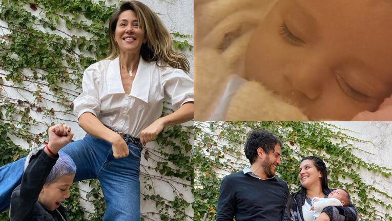 Jime se mostró muy agradecida por la familia que tiene.