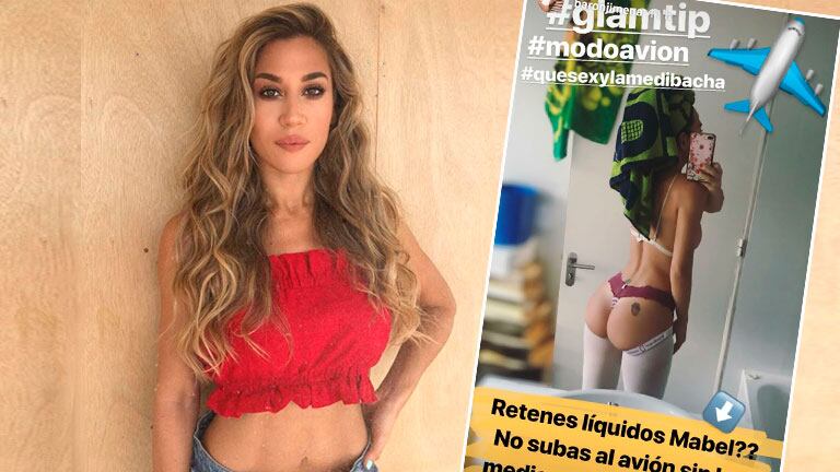  Jimena Barón antes de tomar un avión