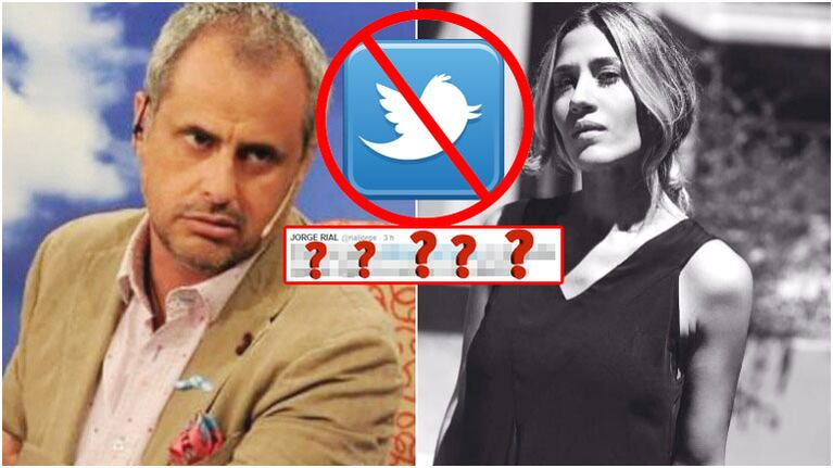 Jimena Barón bloqueó a Jorge Rial en Twitter (Fotos: Web e Instagram)