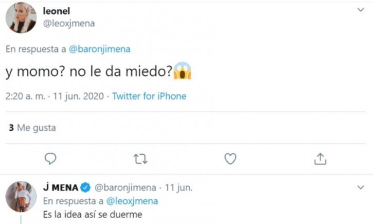 Jimena Barón compartió su inusual 'método Netflix' para dormir a Momo: “2.20 AM y mirando un documental sobre extraterrestes” 