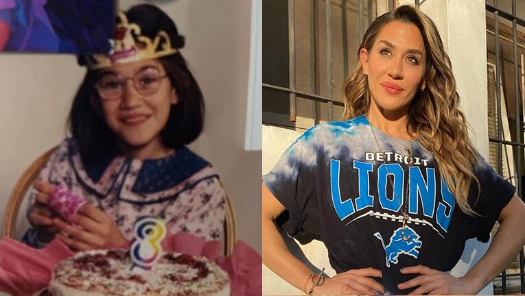 Jimena Barón compartió una dulce foto retro de cuando era chiquita.