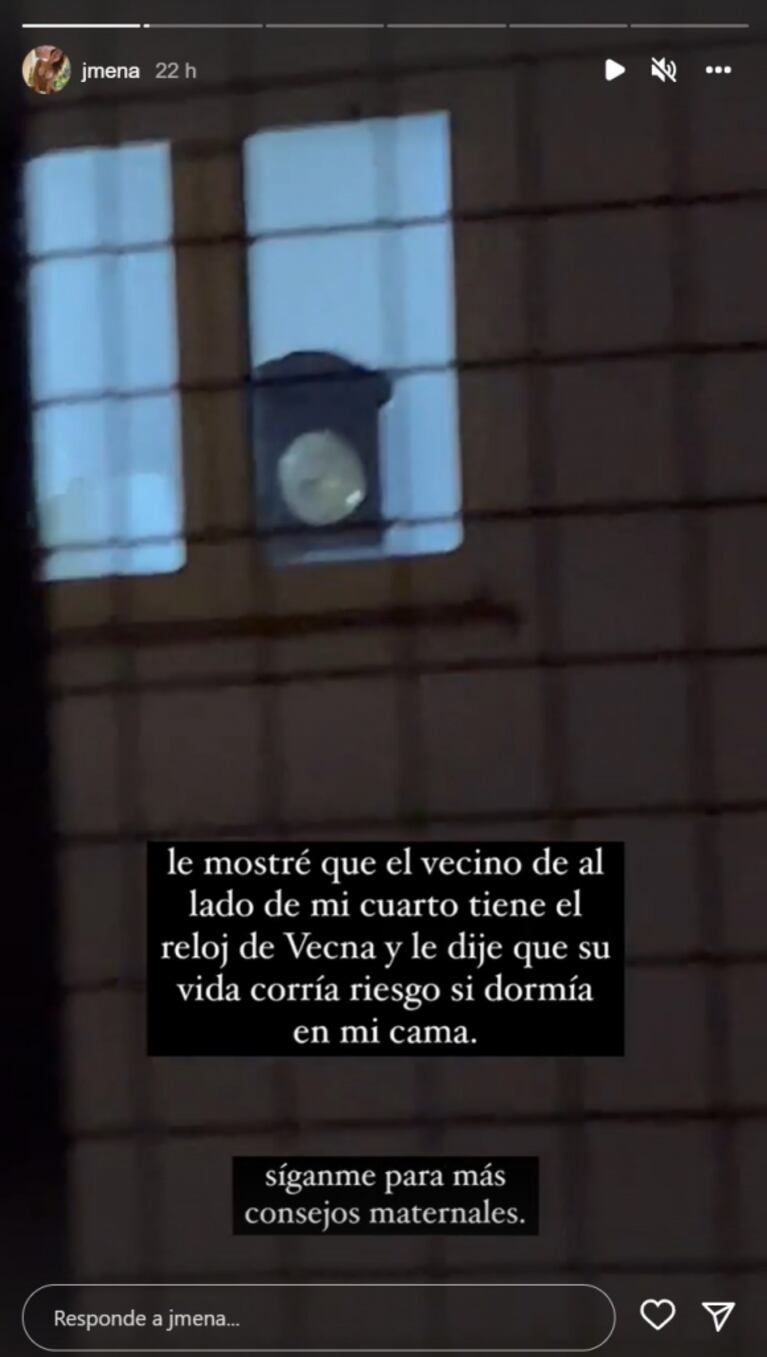 Jimena Barón contó con humor cómo hizo para que Momo durmiera de corrido en su cama y no se pasara a la suya