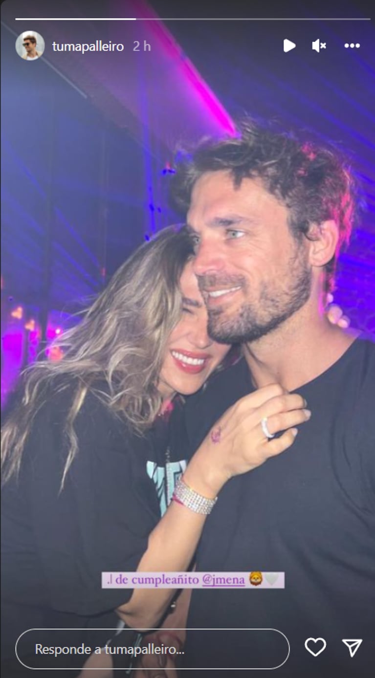 Jimena Barón cumplió años y su novio Matías Palleiro la saludó con una foto muy romántica