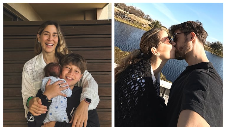 Jimena Barón, de vacaciones con sus hijos y su pareja en Colonia del Sacramento | Créditos: Instagram @jmena