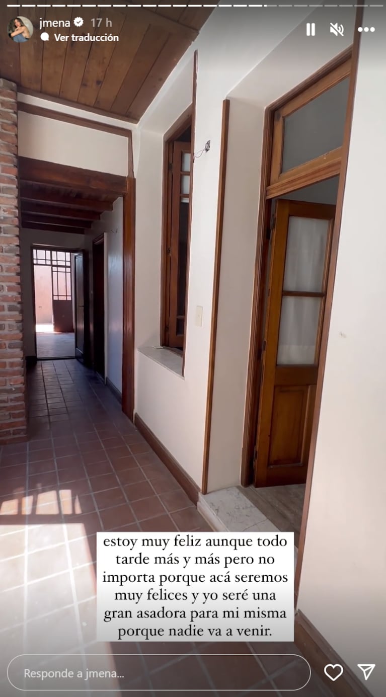 Jimena Barón, emocionada al mostrar las refacciones de su nueva casa: “Lo hermosa que está quedando”