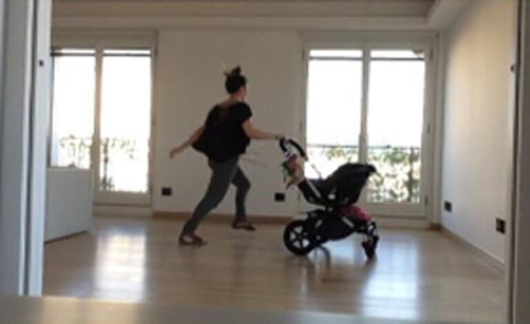 Jimena Barón, feliz por la mudanza. (Foto: Twitter)