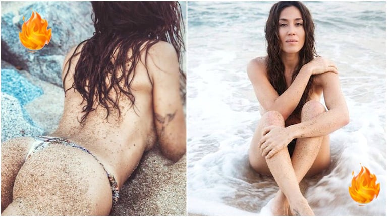 Jimena Barón incendió Instagram con una foto en topless (Fotos: Instagram)