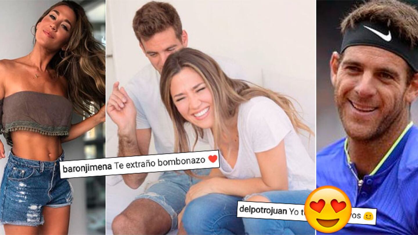 Jimena Barón le dedicó un tierno mensaje a Juan Martín del Potro