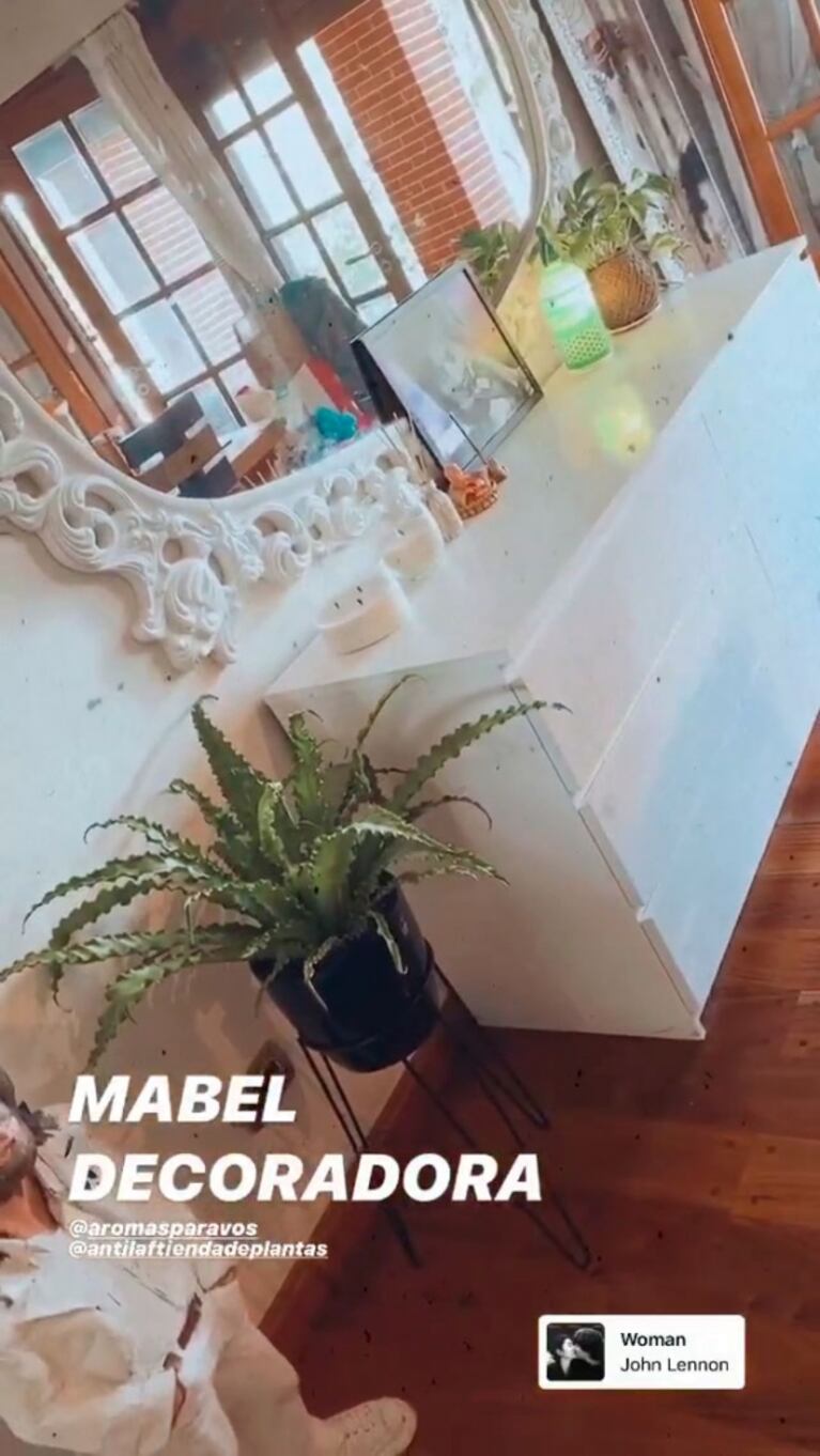 Jimena Barón le redecoró la casa a Daniel Osvaldo y le hizo una huerta: "Siempre se puede ser un poco más invasiva"