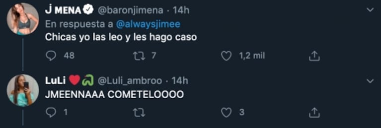 Jimena Barón le tiró onda a un influencer en pleno live de Instagram: "¿Dónde vivís?"