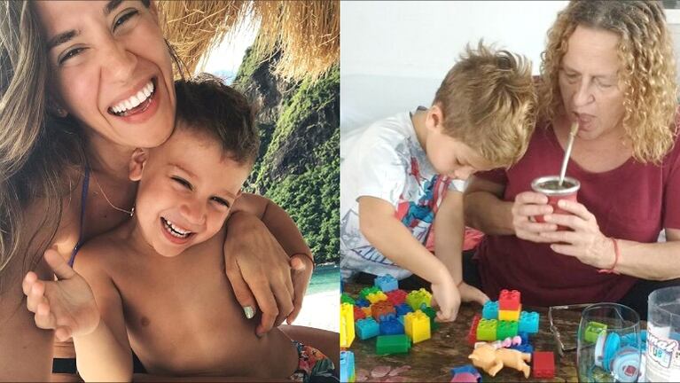 Jimena Barón mandó al frente a su mamá (Fotos: Instagram)