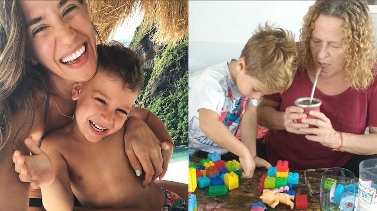 Jimena Barón mandó al frente a su mamá (Fotos: Instagram)