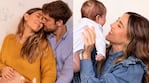 Jimena Barón, Matías Palleiro y su hijo Arturo (Fotos: redes sociales).