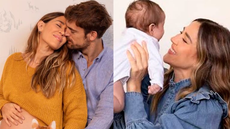 Jimena Barón, Matías Palleiro y su hijo Arturo (Fotos: redes sociales).