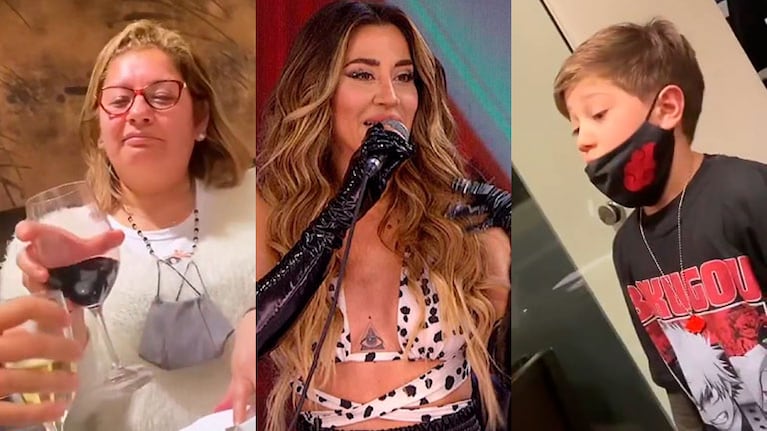 Jimena Barón, Momo y Mari en otros tiempos (Foto: Instagram @jmena)