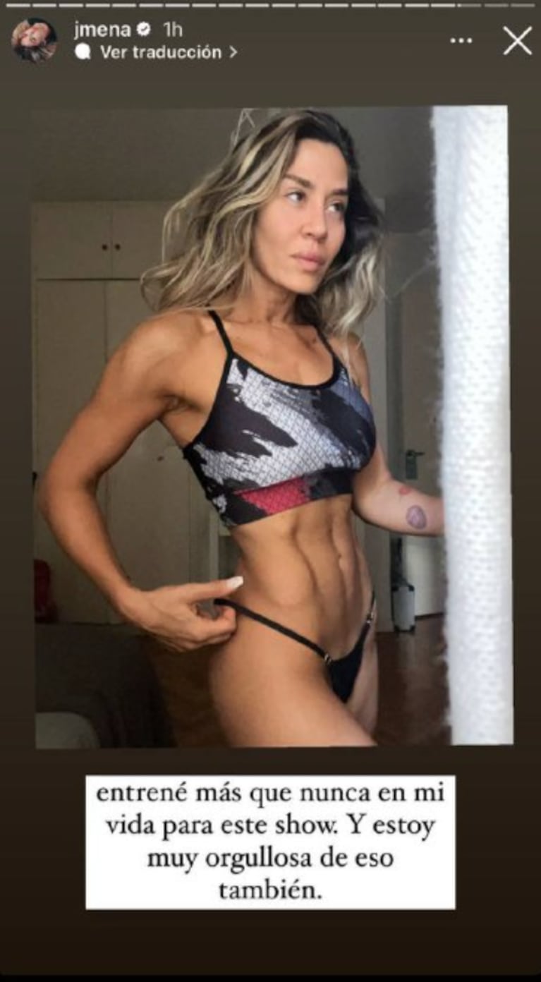 Jimena Barón mostró su impresionante cambio físico en el inicio de su gira: "Entrené más que nunca"