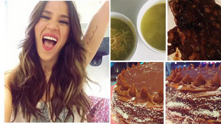 Jimena Barón mostró sus recetas anti frío. 