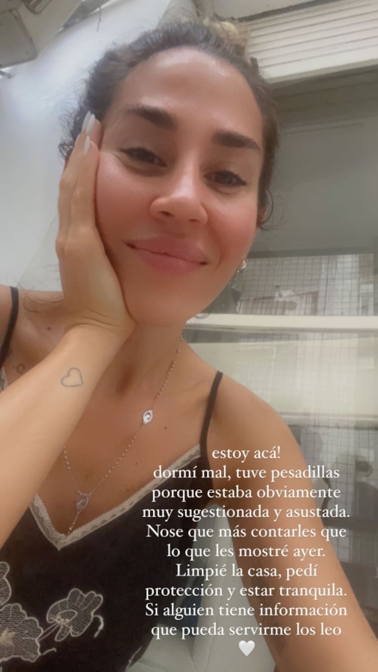 Jimena Barón, muy afectada tras vivir un escalofriante hecho paranormal: "Dormí mal y tuve pesadillas"